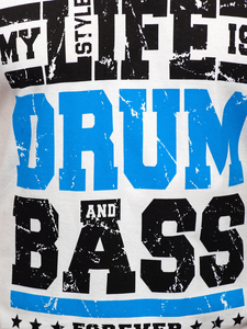 Mintás tank-top fehér színben Bolf 14810