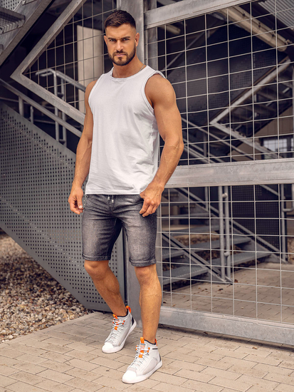 Férfi alap trikó Fehér Bolf 1205A