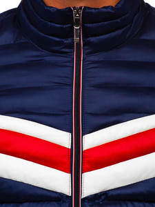 Steppelt átmeneti férfi sportdzseki gránátkék Bolf 6574