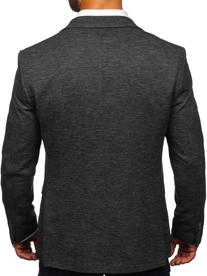 Antracit férfi smart blézer Bolf 021