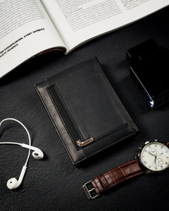 Fekete színű férfi bőr pénztárca 13967