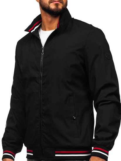 Fekete színű átmeneti férfi dzseki Bolf 7342