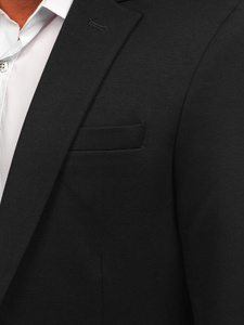 Fekete férfi okos blézer Bolf 1652A