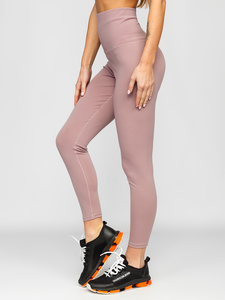Világoslila női leggings Bolf HH040