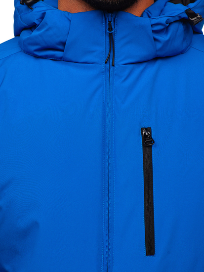 Téli férfi sportdzseki kék színben Bolf HH011