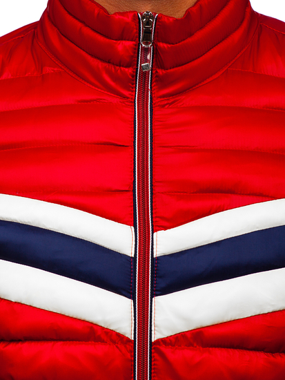 Steppelt átmeneti férfi sportdzseki piros Bolf 6574