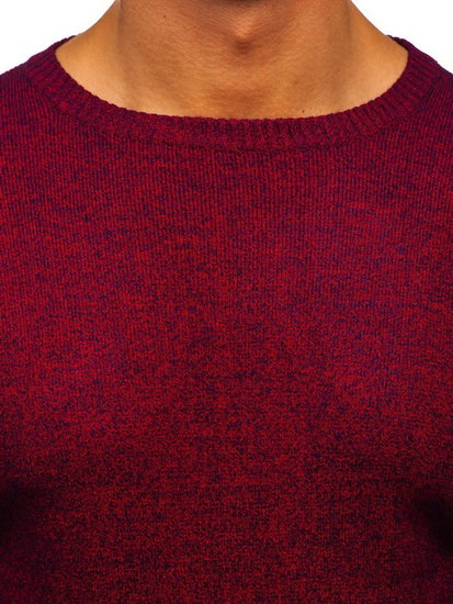 Férfi pulóver bordó Bolf 8529