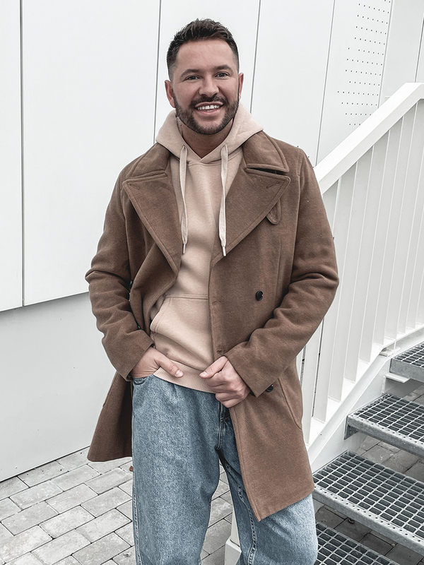 Férfi téli kabát camel Bolf 1048B