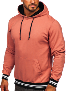 Lazac színű férfi pulcsi kapucnival Bolf 145369