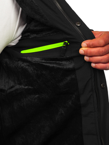 Steppelt téli férfi dzseki fekete színben Bolf 22M60