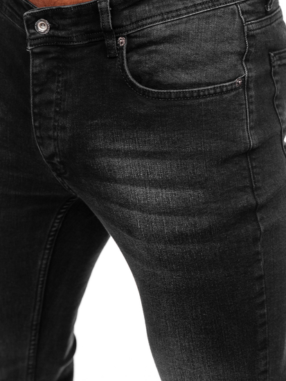Férfi slim fit farmernadrág fekete színben Bolf R919-1