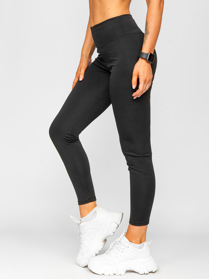 Fekete színű  női push up leggings Bolf L718