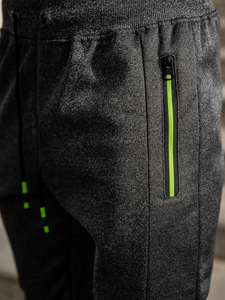 Férfi jogger nadrág grafit színben Bolf K50009