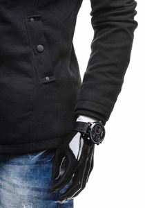 Férfi kabát fekete színben Bolf 8853C