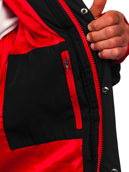 Steppelt téli férfi dzseki fekete színben Bolf 99527