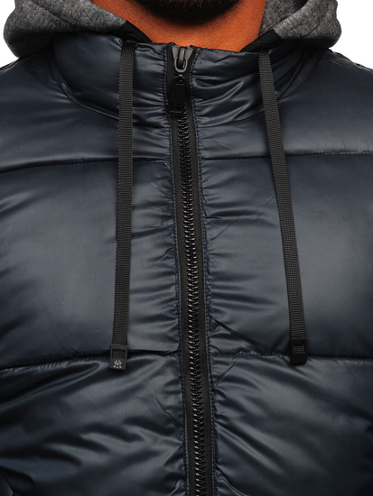 Steppelt téli férfi dzseki grafit Bolf B2906