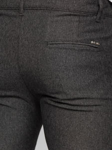 Grafitszürke férfi elegáns szövetnadrág Bolf 0041