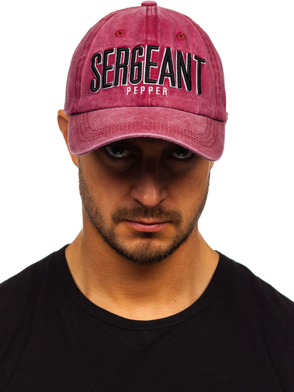 Siltes sapka bordó színben Bolf CZ74