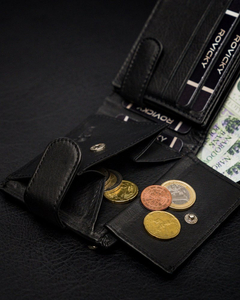 Fekete színű férfi bőr pénztárca 13967