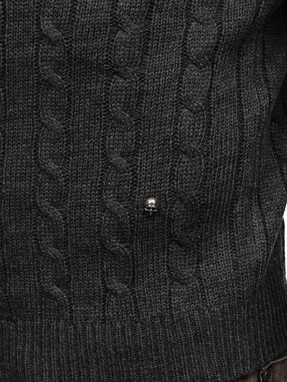 Férfi pulóver grafit színben Bolf MM6021