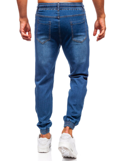 Kék férfi farmer jogger nadrág Bolf 8155