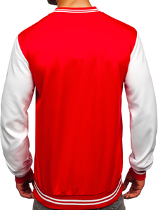 Piros színű átmeneti baseball férfi bomberdzseki Bolf 8B1157