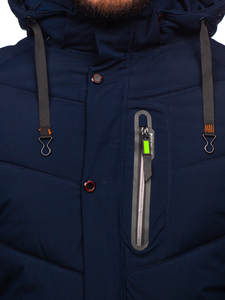 Steppelt téli férfi dzseki gránátkék színben Bolf 22M55