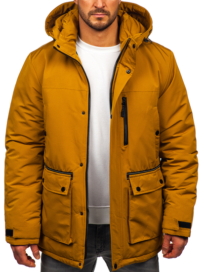 Camel férfi téli parka kabát Bolf 22M323