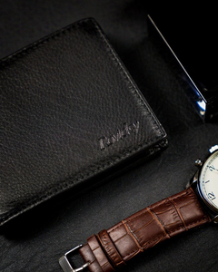 Fekete színű férfi bőr pénztárca 13967