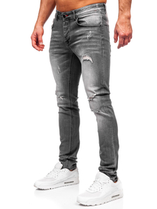 Fekete férfi slim fit farmernadrág Bolf MP0054N
