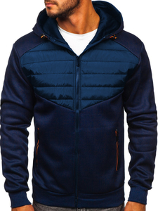 Átmeneti férfi dzseki gránátkék Bolf KS2232