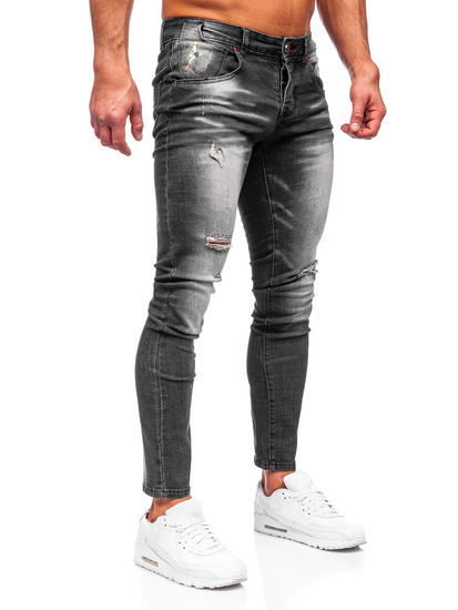 Férfi slim fit farmernadrág fekete színben Bolf MP0024N