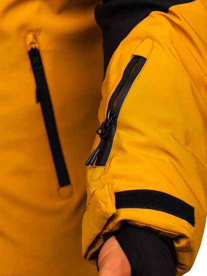 Téli férfi sídzseki camel színben Bolf 6576