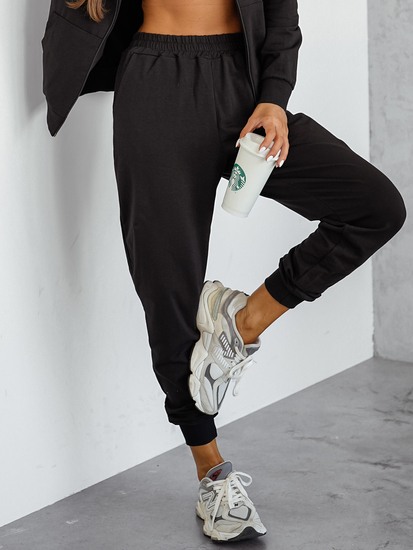 Női két darabos szett kapucnival fekete Bolf 821110