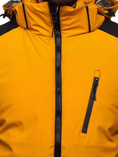 Téli férfi sídzseki camel színben Bolf 6576