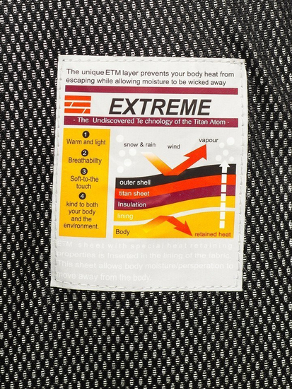 Férfi téli sídzseki fekete-zöld Bolf 1910