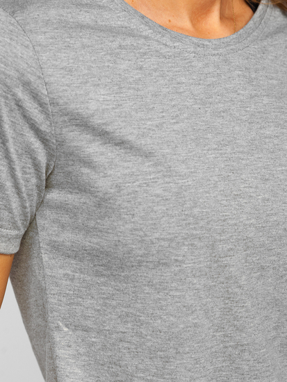 Szürke női póló minta nélkül Bolf SD211A1