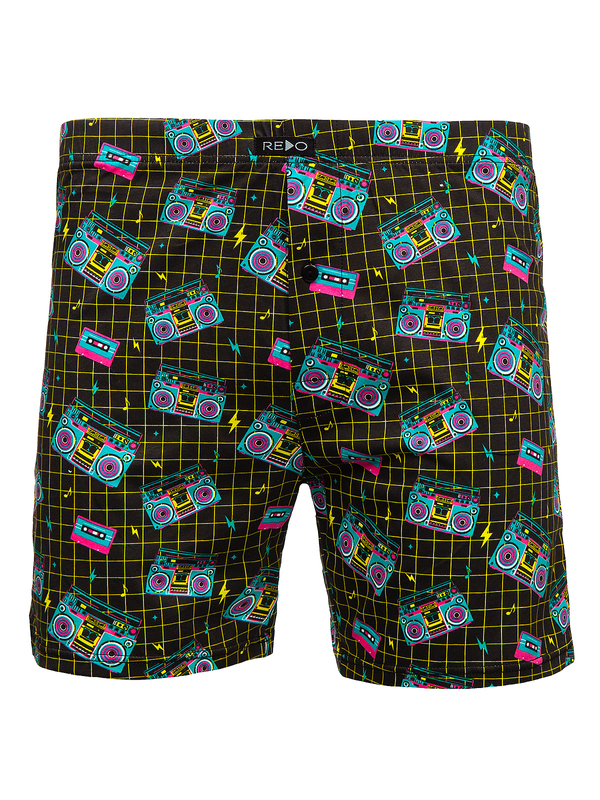 Rózsaszín férfi pamut bokszeralsó Bolf 1BB162