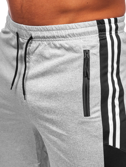 Férfi szürke tréningruha rövidnadrág Bolf 68006