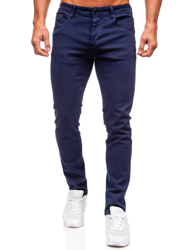 Sötétkék farmer nadrág férfi slim fit Bolf MP0160BS