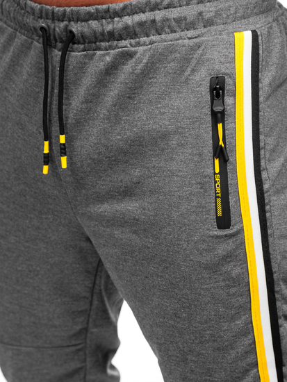 Férfi jogger nadrág antracitszürke színben Bolf K10336