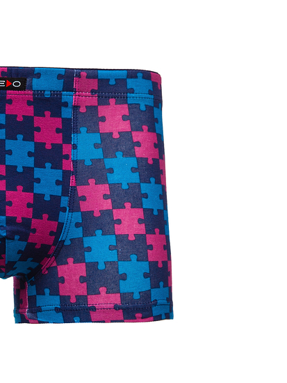 Férfi bokszeralsó multicolor-4 Bolf G513 3 PACK