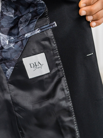 Fekete casual férfi öltöny Bolf 01