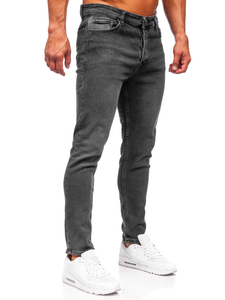 Fekete férfi farmer nadrág regular fit Bolf 6077