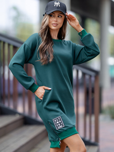 Női sportos ruha palackzöld Bolf 524