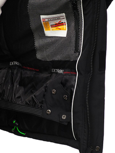 Férfi téli sídzseki fekete-zöld Bolf 1910