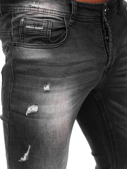 Fekete férfi regular fit farmer Bolf MP010N