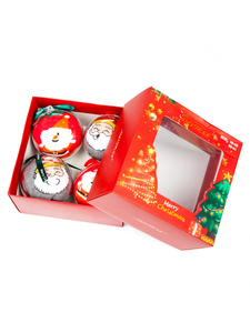 Karácsonyi női zokni multicolor Bolf M7-4P 4 PACK