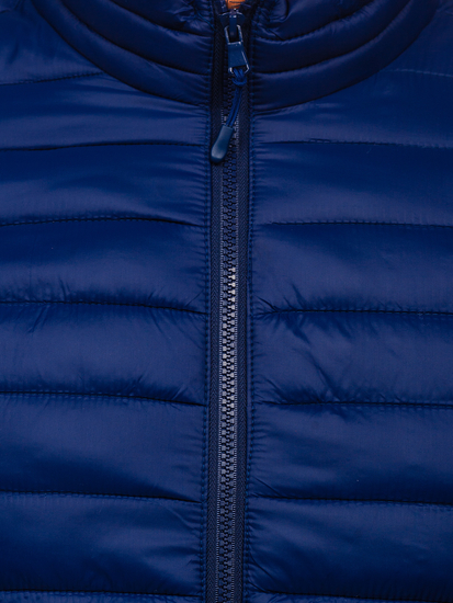 Steppelt átmeneti férfi dzseki gránátkék Bolf LY33