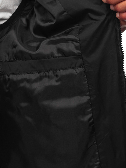 Fekete steppelt férfi mellény Bolf 31M5067